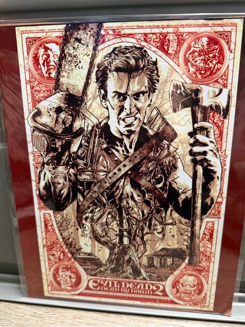 Evil Dead 2 8x10” Tin Sign